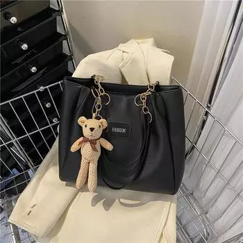 Women s bag simple and fashionable corduroy portable tote bag women s literary multi-pocket single shoulder oblique span bag