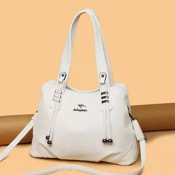 Women s Bags Messenger Bags Middle-aged Fashion Durable Shoulder Bags Handbags 38*15*27cm(approx.) белый