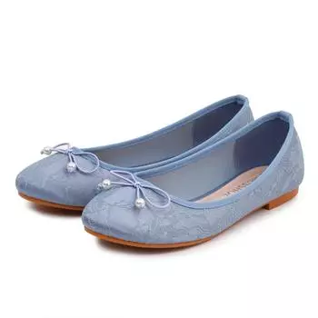 Женские балетки на плоской подошве с низким каблуком, очаровательные, босые, удобные, дышащие, женские туфли-лоферы с закрытым носком 6