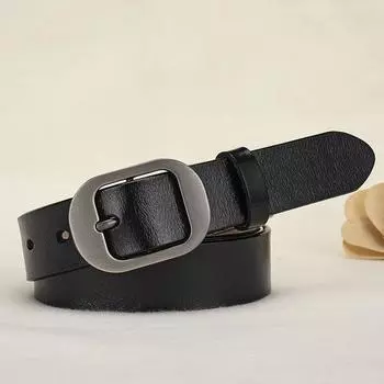 Women S Belt Leather Cowhide Women S Belt Pin Buckle Decorative Belt 105cm красный