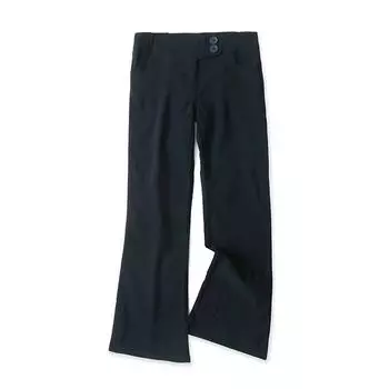 Women s Bootleg Pants Spring & Fall New Arrival Loose Casual Straight Pants Slimming Versatile Fashion Foreign Order Pants 13274 Navy blue 14