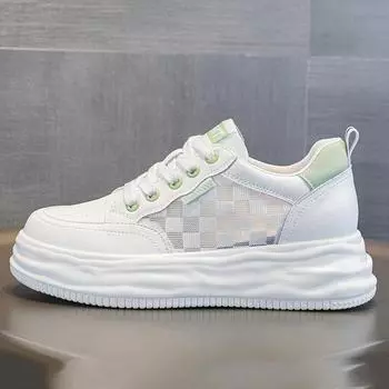 Women s Breathable Casual Walking And Running Shoes Summer New Women s Thick Bottom Casual Sports Board Mesh Breathable 34-39 34