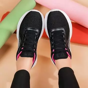 Женские дышащие кроссовки Fly-knit на шнуровке 36 белый