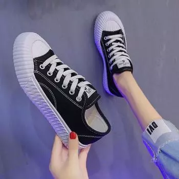 Women s Canvas Shoes Trend 2024 Pink Fashion Black Woman Casual Shoe Low Autumn Flat on Promotion Running Spring Chunky Hit Cute 35