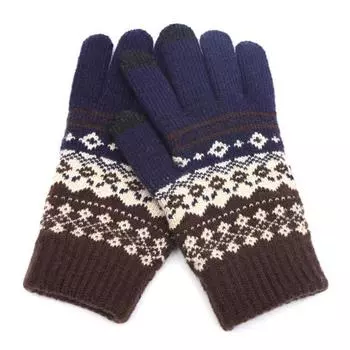 Women s Cashmere Wool Knitted Gloves Winter Warm Thi 12