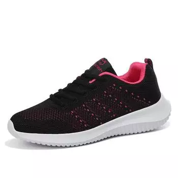 Women s casual breathable mesh comfortable sneakers Fashion flat designer walking vulcanized loafers for women 35