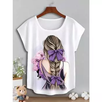 Women s Casual Character Printed T-Shirt S