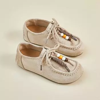 Women s Casual Chunky Platform Sneakers Faux Suede Lace-Up Non-Slip Walking Shoes for Women Comfortable Retro Work Loafers Flats Shoes Dress Shoes 35