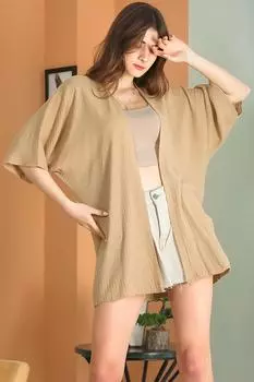 Women s Casual Elbow Sleeve Cardigan