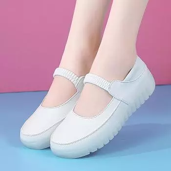 Women s casual little white shoes flat heel soft sole sports women s board shoes low-top single shoes lace-up soft sole flat sole student white shoes 35