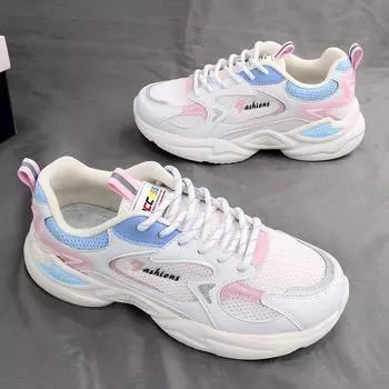 Women s Casual Shoes Spring and Autumn Seasons Breathable Women Sneakers Outdoor Running Fitness Anti-slip Shoes for Women 36 чёрный