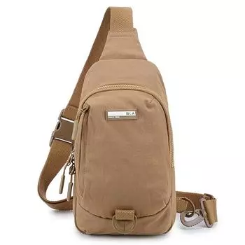 Women s Chest Bag Nylon Shoulder Bag Mother Crossbody Bag коричневый