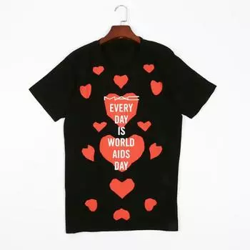Women s Clothing Exported to Europe and America Casual All-Match Short-Sleeved T-shirt Black 2