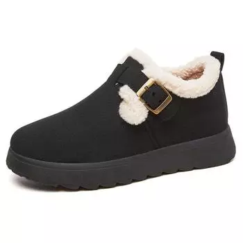 Women s Cotton Shoes Winter New Style, Fashionable and Versatile Cotton Boots with Thick Velvet Snow Boots 36