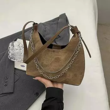 Женские сумки через плечо с креплением на подмышку, большой вместимости, универсальные сумки-пучки премиум-класса, ретро-модный тренд