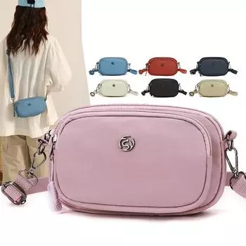 Женская сумка через плечо из нейлона, легкая сумка через плечо, сумка для мамы хаки