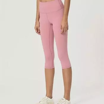 Women s Double-Sided Sanded High-Waist Yoga Pants – Nude-Feel, Cropped, Tight Fit, Comfortable for European & American Styles XL