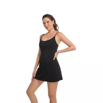 Женское элегантное атласное длинное платье макси с разрезом, лето 2024, вечернее платье в стиле бохо с открытой спиной XS чёрный