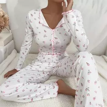 Women s Family s Clothes, Long Sleeves, Sleeping Clothes, And Items S белый