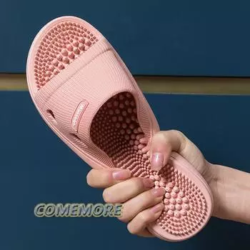 Women s Foot Massage Slippers Couples Slipper Men Indoor Bathroom Non Slip Soft Slides Casual Home Relief Feet Health Care Shoes 36-37 темно-серого