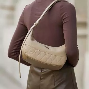 Женская сумка кроссбоди из натуральной кожи, на плечо, сумка-мессенджер, сумки-полумесяцы