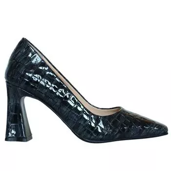 Женские туфли на высоком каблуке из натуральной кожи