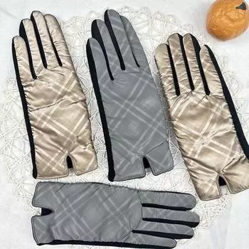 Women S Gloves Fashion Japanese Students Cycling Warm Fleece Thickened Touch Screen Gloves хаки