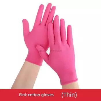 Women s Gloves Summer Thin Pink Labor Protection Cotton Gloves Breathable Sweat-Proof Sun-Proof Work for Driving and Fitness Pink-ladies thin cotton gloves -5 pairs M