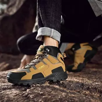 Women s Hiking Shoes Low Climbing Boots Men Casual Unisex Couple Outdoor Sport Shoes Anti Slip Large Size EU: 39 серый