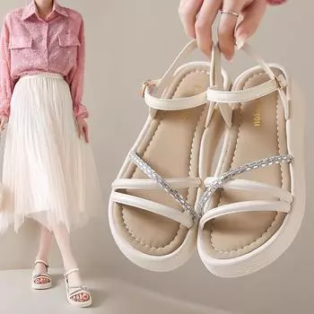 Женские туфли с открытым носком 35