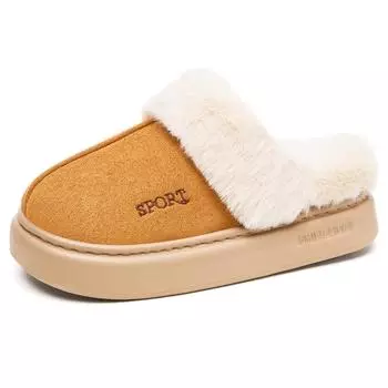 Women s Home Slippers, Four Season Universal Plush Indoor Floor Shoes - Comfortable and Fashionable Spring and Autumn Styles 36-37