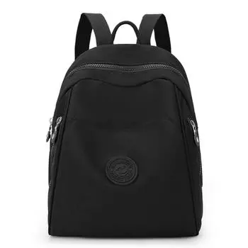 Women s Large Capacity Backpack Lightweight Multi-Function Backpack Student Schoolbag чёрный