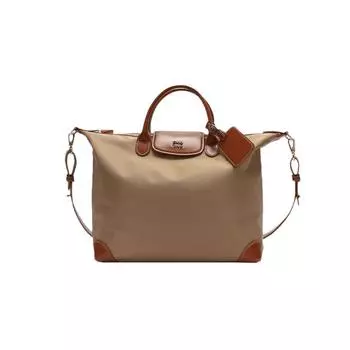 Женская повседневная универсальная ручная сумка-мессенджер через плечо для поездок на работу и обратно коричневый