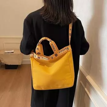 Women s Large Capacity Crossbody Bag Commuter Tote Bag чёрный