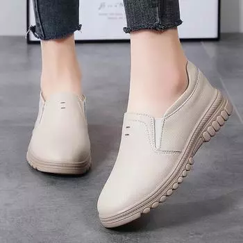 Women s Loafers Driving Moccasins Casual Slip on Black Business Office Shoes EU: 35 чёрный