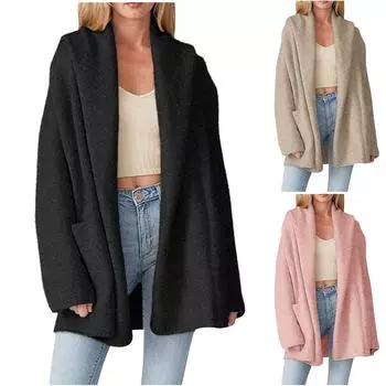 Women s Long Sleeve Casual Tops L армия зеленый