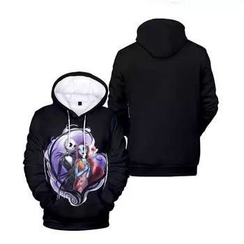 Women s Men s Gifts Clothes 3D Graphic Design Hoodie Jacket Sweatshirt Casual Hoodie L чёрный