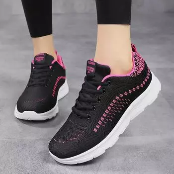 Women s New Black Breathable Mesh Casual Shoes 35 чёрный