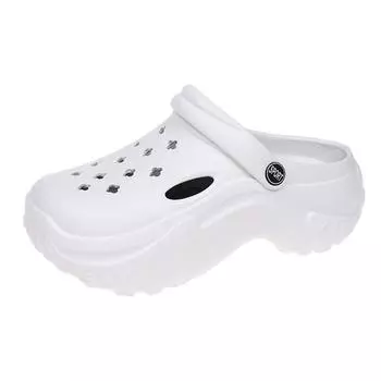 Women s new casual fashion beach sandals lightweight EVA sandals wading water non-slip thick soles increase women s shoes 36-37