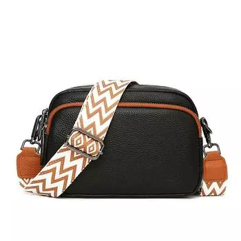 Women s New Fashionable Leather Lychee Pattern Shoulder Bag Crossbody Small Square Bag