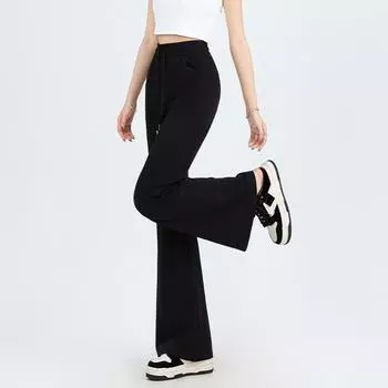 Women s New Summer Ice Silk Yoga Sports Pants Summer Thin Hoodies Quick-drying Casual Pants XS