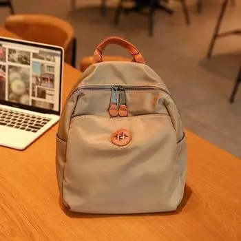 Women s Oxford Cloth Outdoor Hiking Backpack Bags Khaki