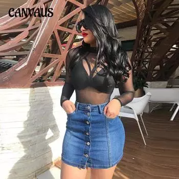 Женская юбка-карандаш с юбкой-карандашом больших размеров L синий