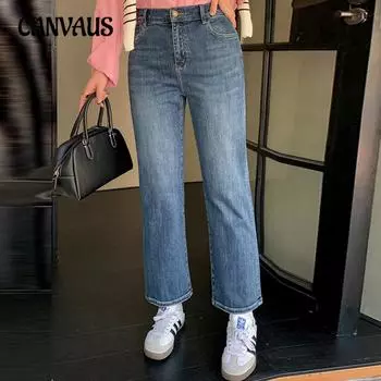 Женские джинсовые шорты больших размеров, грушевидной формы, с эластичной талией, утягивающие, прямые брюки XL синий