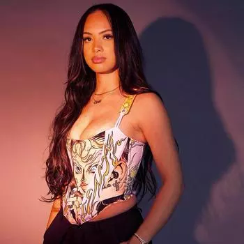 Женский топ-бандо с принтом S