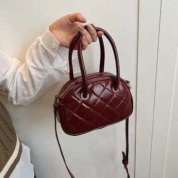 Женские сумки из искусственной кожи, маленькие сумки-мессенджеры через плечо, повседневная женская сумка через плечо с ромбовидной сеткой, высокое качество, женская мода