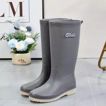 Women s Rain Shoes, Rain Boots, Adult Mid Length Fashionable Korean Water Shoes, Soft And Non Slip Thick Soles 36