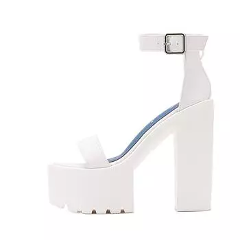 Women s Sandals New High Heel Sexy Fashion Waterproof Platform Buckle Zipper Breathable Nightclub Party Casual Shoes 35