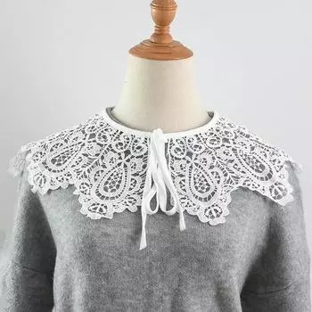 Женская рубашка с ложным воротником, женская рубашка, съемный воротник для женщин, накидка на плечи, шаль, маленькая накидка, съемный воротник с бантами