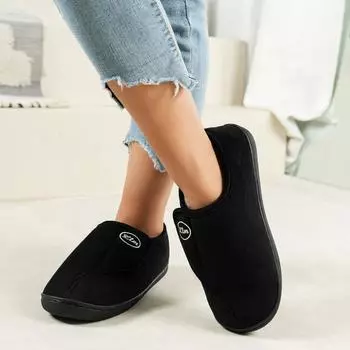 Women s Shoes 2024 Hot Sale Slip-on Women s Flats Fashion Round Toe Daily Flats Women New Light Short Plush Solid Flat Low Heels 36-37 чёрный